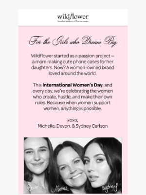 Wildflower Cases - by the girlies, for the girlies 💕