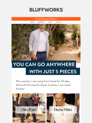 Bluffworks - Your whole travel wardrobe – on sale now