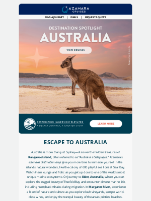 Azamara Club Cruises - Discover the Best of Australia with Azamara