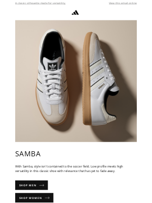 Adidas USA - Samba – the original trendsetter