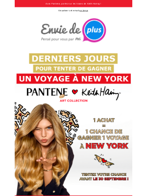 Envie de Plus (France) - J-18 pour gagner un voyage à New York ✈️