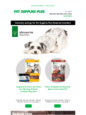Pet Supplies Plus - Try Nutra Complete today!