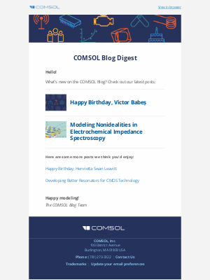 COMSOL - New Blog Posts from COMSOL, August 8