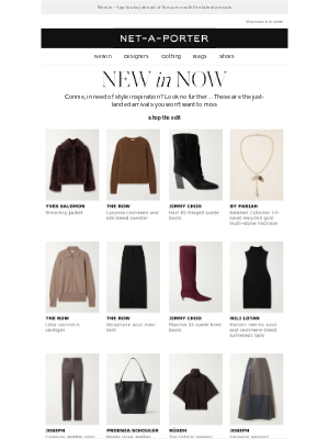 NET-A-PORTER - NEWNESS to know about