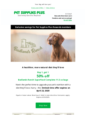 Pet Supplies Plus - Our love for dogs knows no bounds - Give your dog the best 🐾