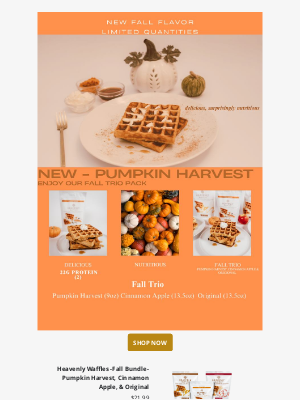 Califlour Foods - New Pumpkin Harvest - Delicious & Protein Packed