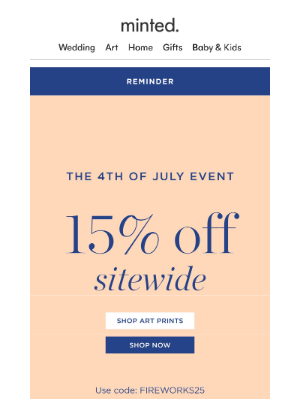 Minted - All yours: 15% off art