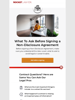 Rocket Lawyer - NDA questions to ask before signing
