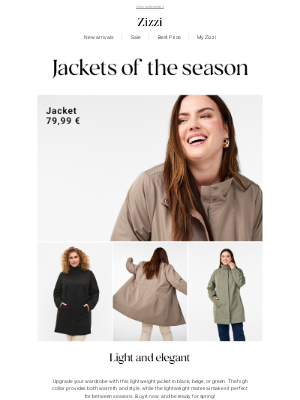 Zizzi Fashion - NEW: This season's perfect jackets have arrived! 🍃