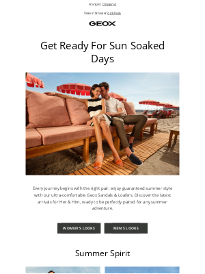 Geox - This Just In: The Latest In Summer Style From Geox