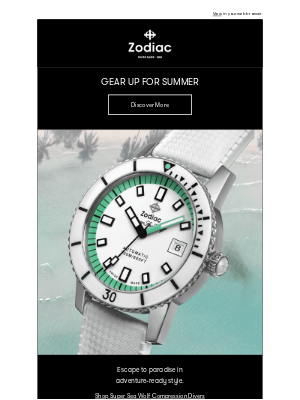 Zodiac Watches - Your Summer Essentials