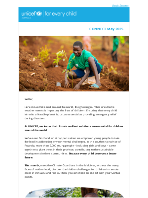 UNICEF (Australia) - Young climate heroes in the Maldives, the faces of motherhood, and more.