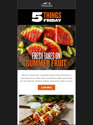 Traeger Grills - Grilled Fruit 5 Ways