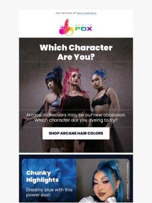 Arctic Fox - Iconic Hair Transformations