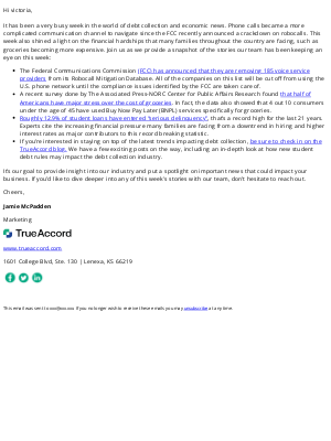 TrueAccord - Robocall crackdown and record highs in past-due student loans.