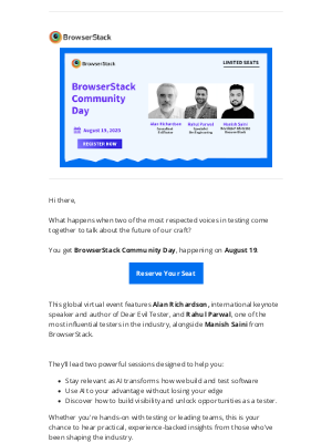 BrowserStack - BrowserStack Community Day: How Testers Thrive in the Age of AI