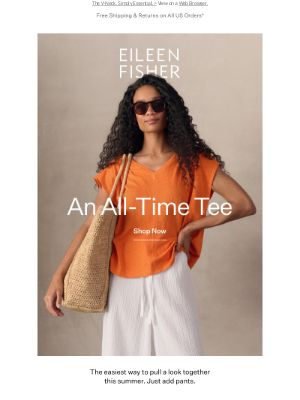 EILEEN FISHER - Trusty. Timeless. Tees.