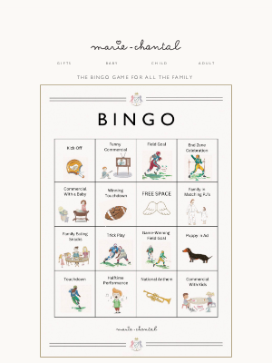 Marie-Chantal - The Bingo Game for all the family