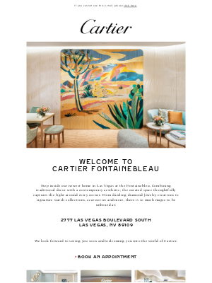 Cartier - Now Open: Cartier Fontainebleau