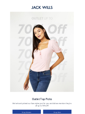 Jack Wills (UK) - Want up to 70% off?