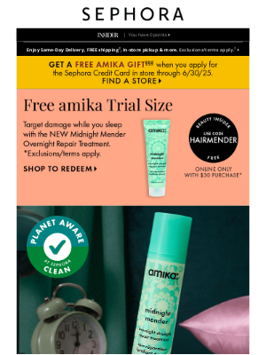 Sephora - amika just dropped this damage-fighting overnight formula 🛡️