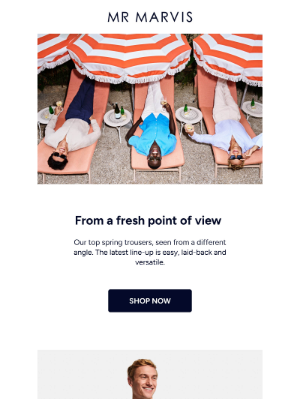 Mr Marvis - A fresh point of view: spring trousers