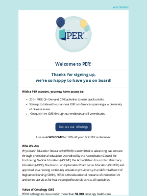 Physician's Education Resource - Welcome to PER! Unlock Your CME Opportunities Today
