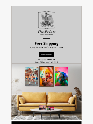 CG Pro Prints - Free Shipping Is Yours on Orders $149+