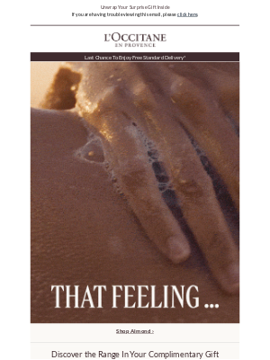 L'Occitane (United Kingdom) - Know This Feeling?