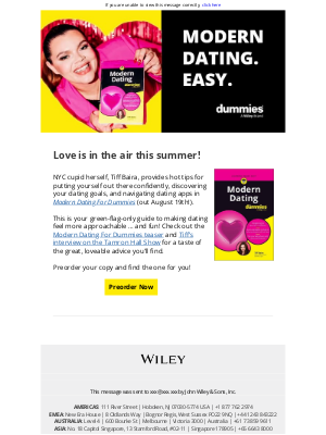 John Wiley & Sons - Making Modern Dating Easy!