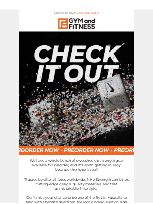Gym and Fitness (Australia) - Nike Strength | Preorder Now