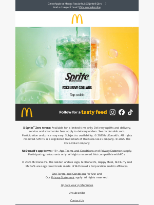 McDonald's (United Kingdom) - Refreshment, whatever your style​