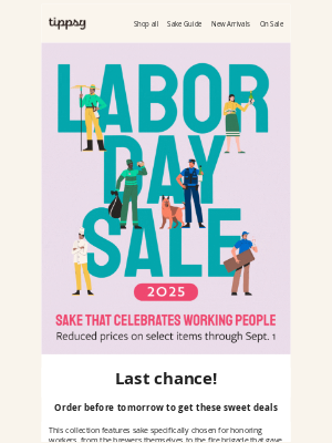 Winc - Last chance Labor Day sale!