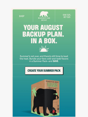 Wandering Bear Coffee - Build a Summer Pack to save! 🏖️