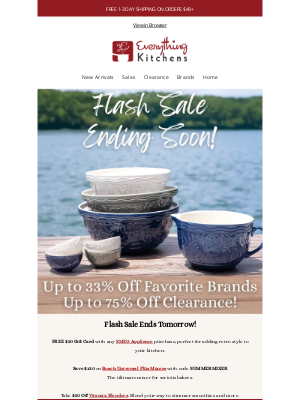 Everything Kitchens - 🔥Massive Summer Savings: Up to 75% Off Clearance + 33% Off Top Brands