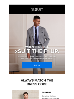 X Suit - The suit for any dress code