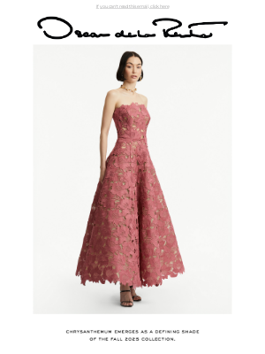 Oscar de la Renta - Fall’s Defining Color Story