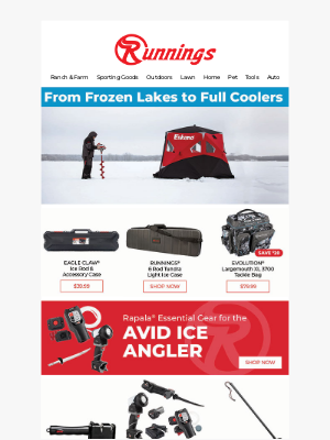 Runnings Stores - Are You Ready for Ice Fishing? 🎣