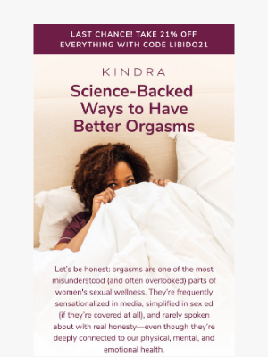 Kindra - The Bedroom Upgrade You Didn’t Know You Needed (It’s 21% Off 💋)