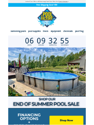 The Pool Factory - 🌅 End of Summer Pool Sale - Take Advantage of Huge Discounts NOW!