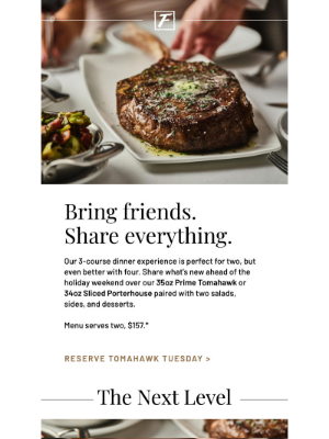 Fleming's Prime Steakhouse & Wine Bar - Cue the fireworks: 3-course dinner for 2 or 4