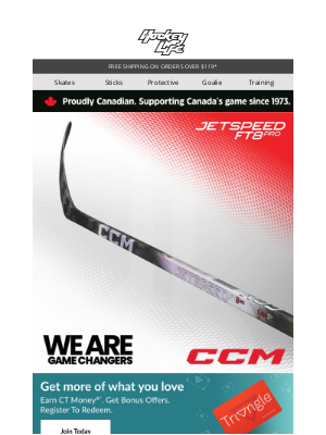 Pro Hockey Life - 🏒 Be a game changer with CCM
