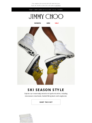 Jimmy Choo - Glamorous Ski Season Style