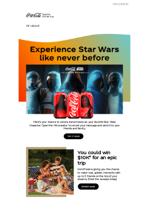 Coca-Cola Store - See what’s bubbling up this July from Star Wars, Gold Peak & more