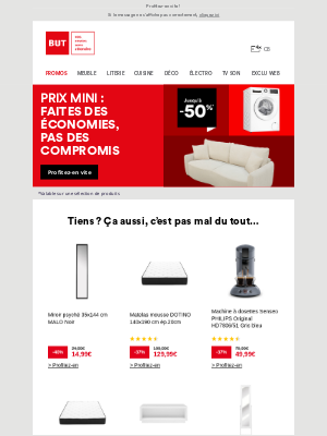 BUT (France) - 🔥 Des promos qui partent vite !