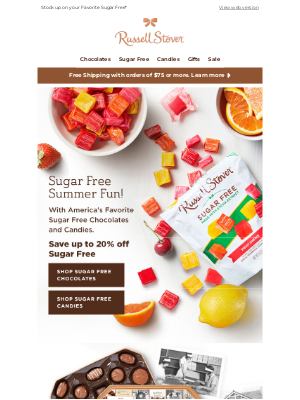 Russell Stover Candies - Sugar Free Sale!