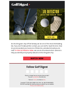 Golf Digest - The tricky into-the-grain chip, explained