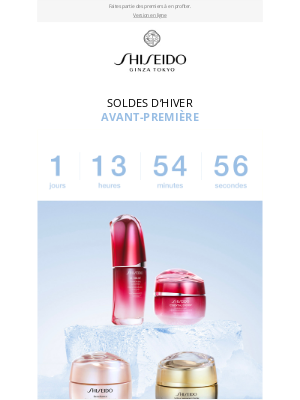 SHISEIDO (France) - Les soldes d’hiver en avant-première !