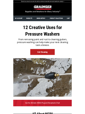 Grainger - 12 Clever Ways to Use a Pressure Washer