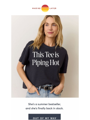 Marine Layer - The Best Tees Back in Stock (!)